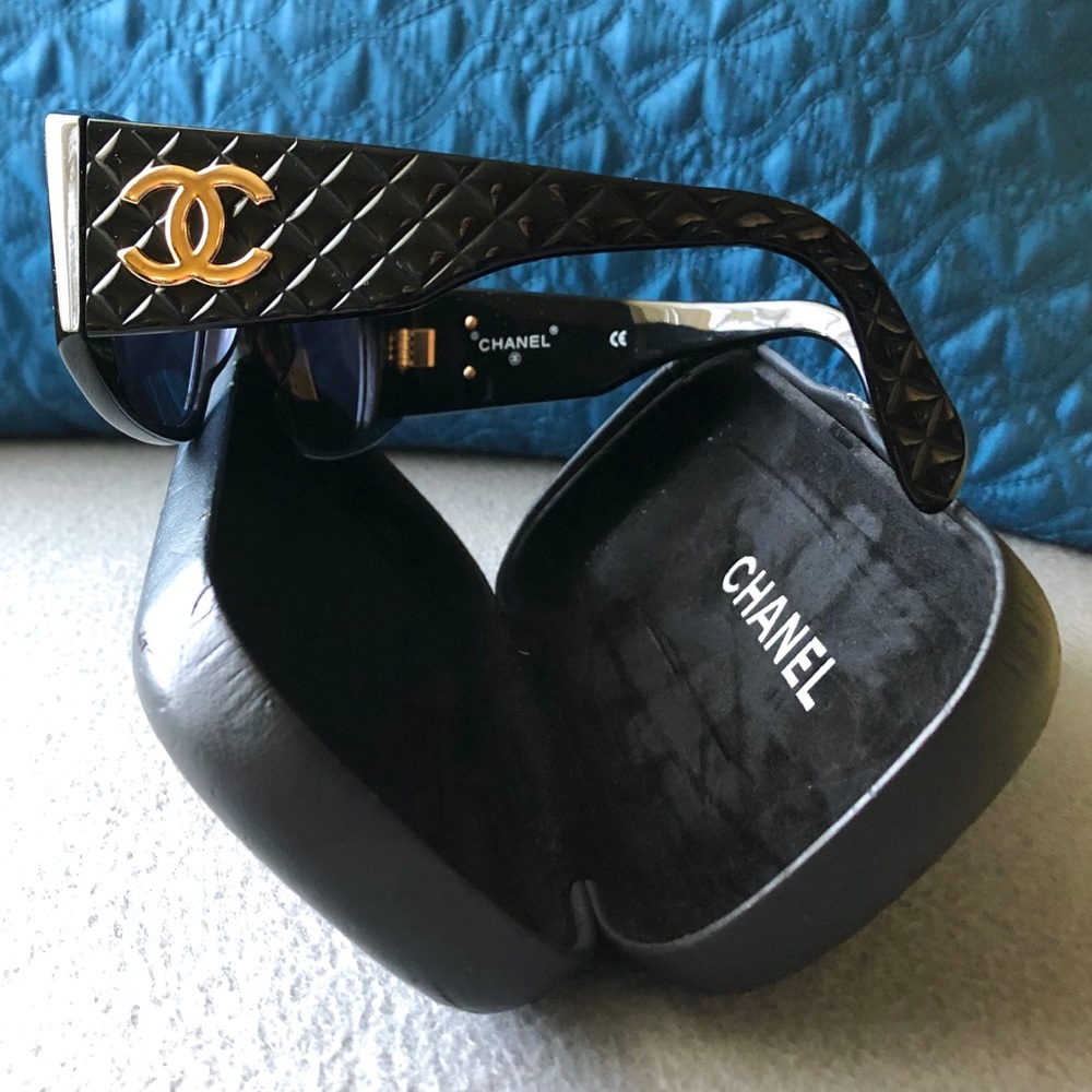 Vintage Chanel Quilted Sunglasses